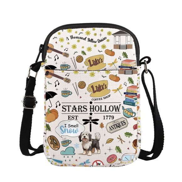 Handbags - 4385 Stars Hollow TV Show Inspired Crossbody Purses Bag Lukes Diner Gift